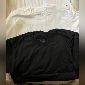 BUNDLE OF BRAND NEW Men’s Champion Plain White and Black T-Shirts Size Large
